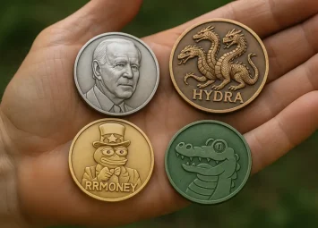 2025년 여름의 새로운 밈코인: Bidenium, RRMONEY, Hydra와 그 너머